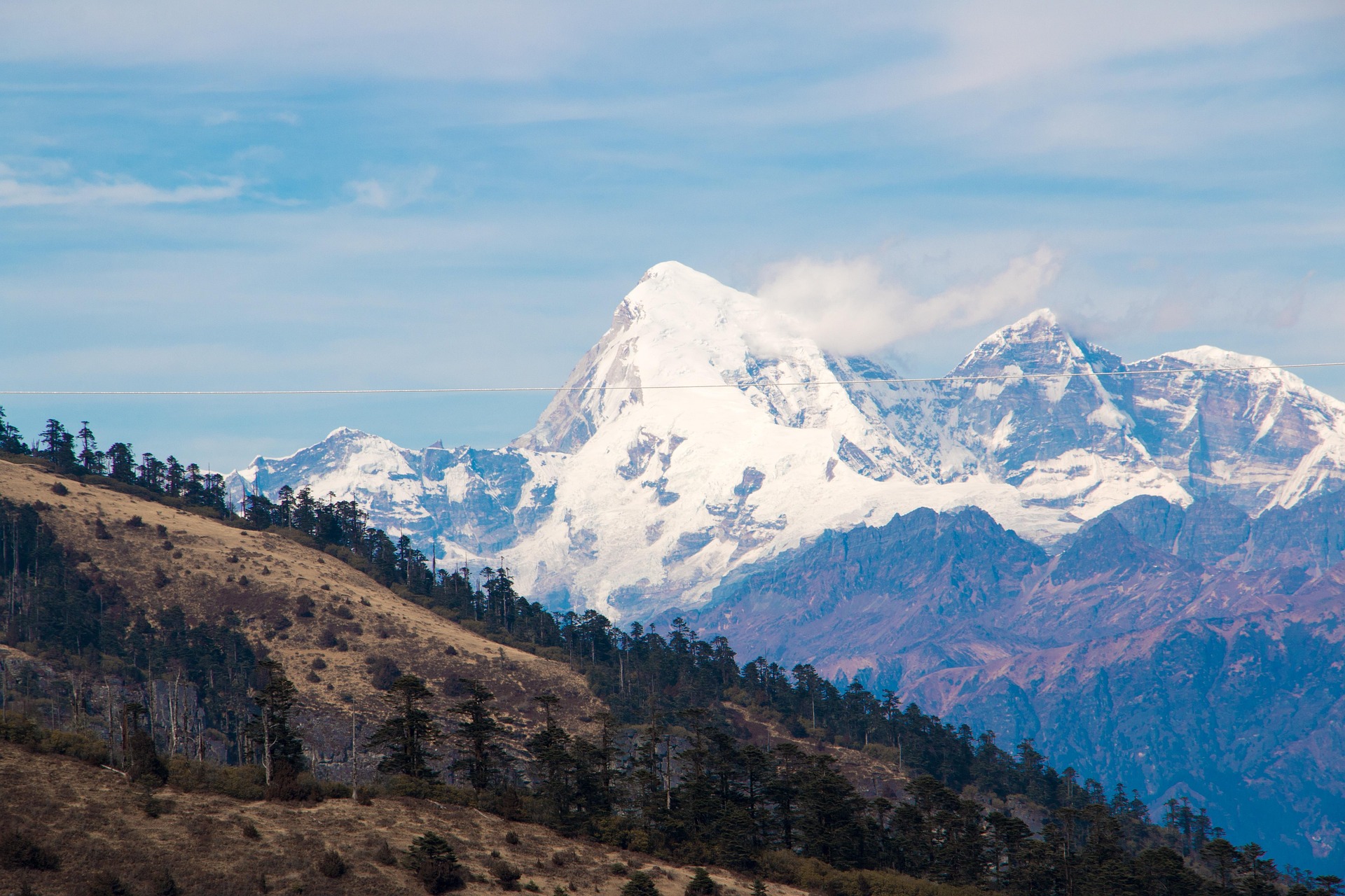Bhutan Himalayan peaks