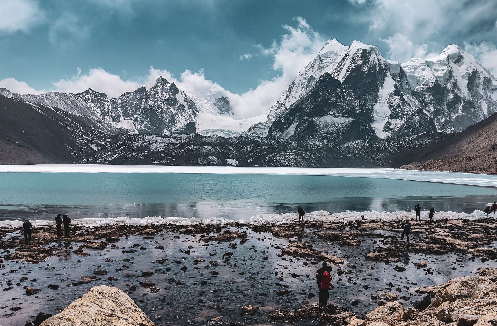 Sikkim frozen lake